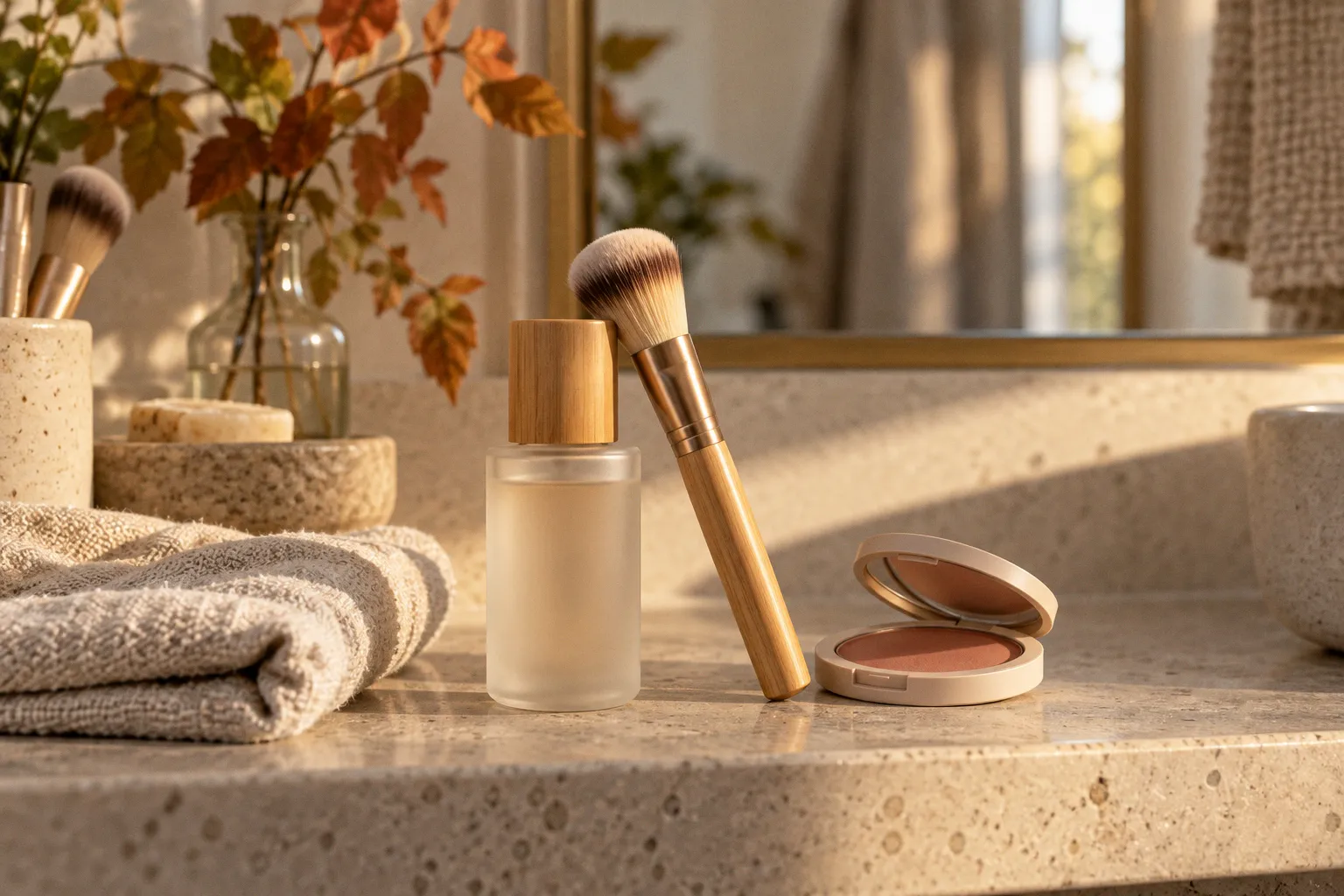 Bamboo vs synthetic makeup brushes: choosing for sensitive skin
