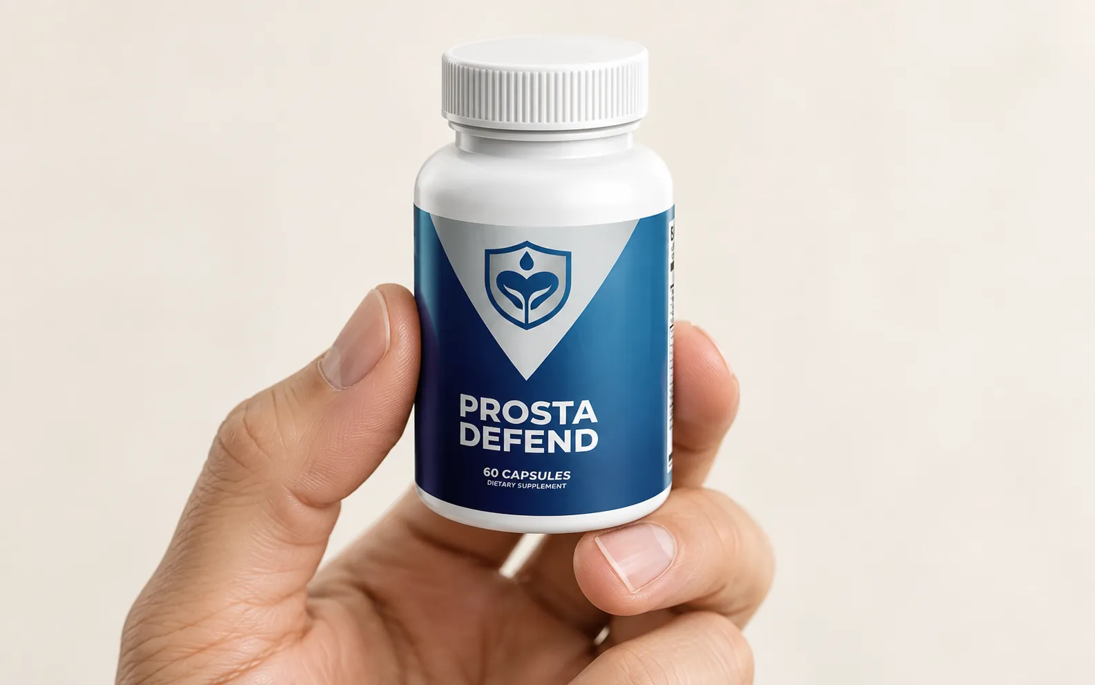 ProstaDefend — the package held in a hand