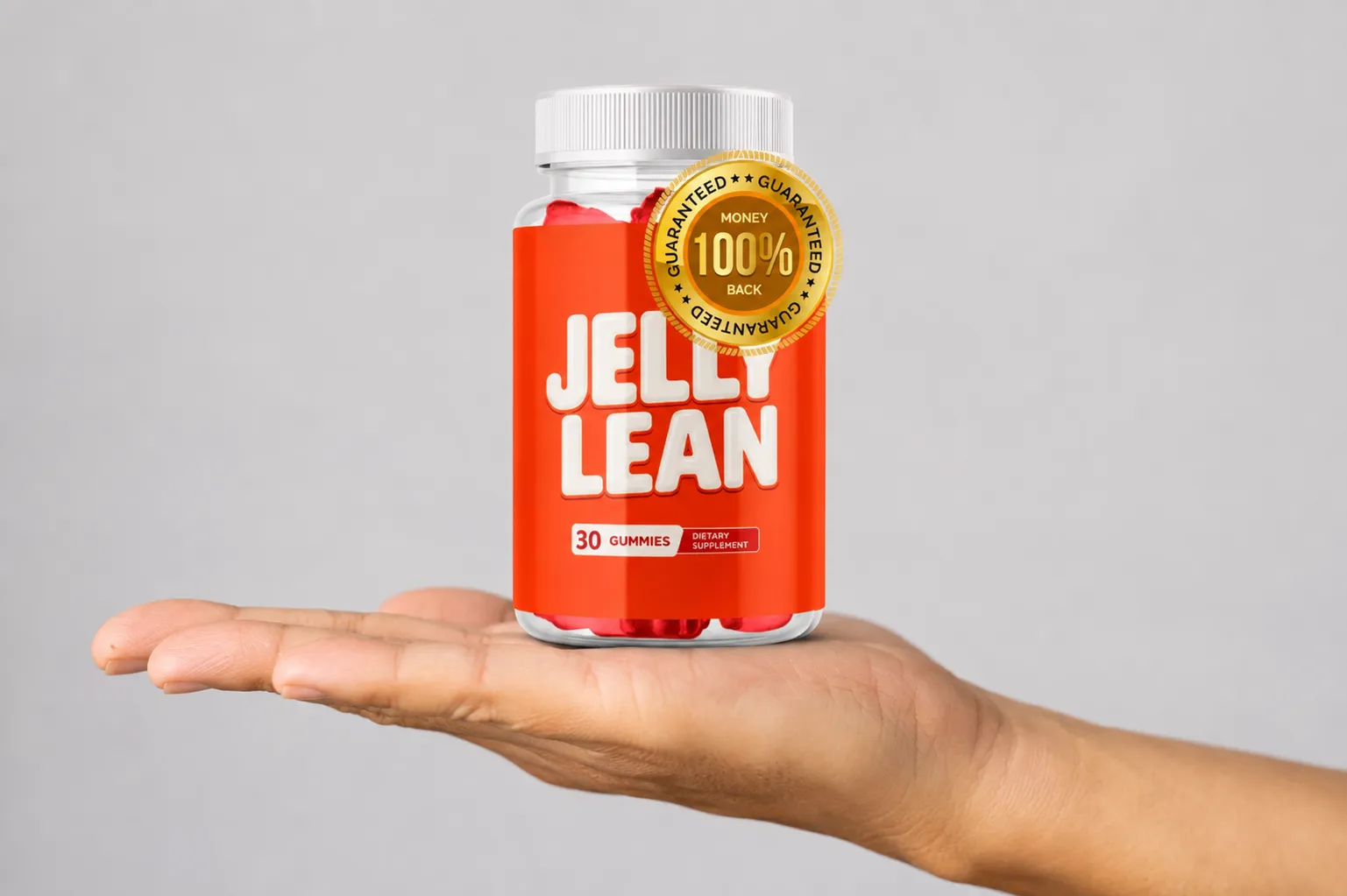 JellyLean — the package held in a hand