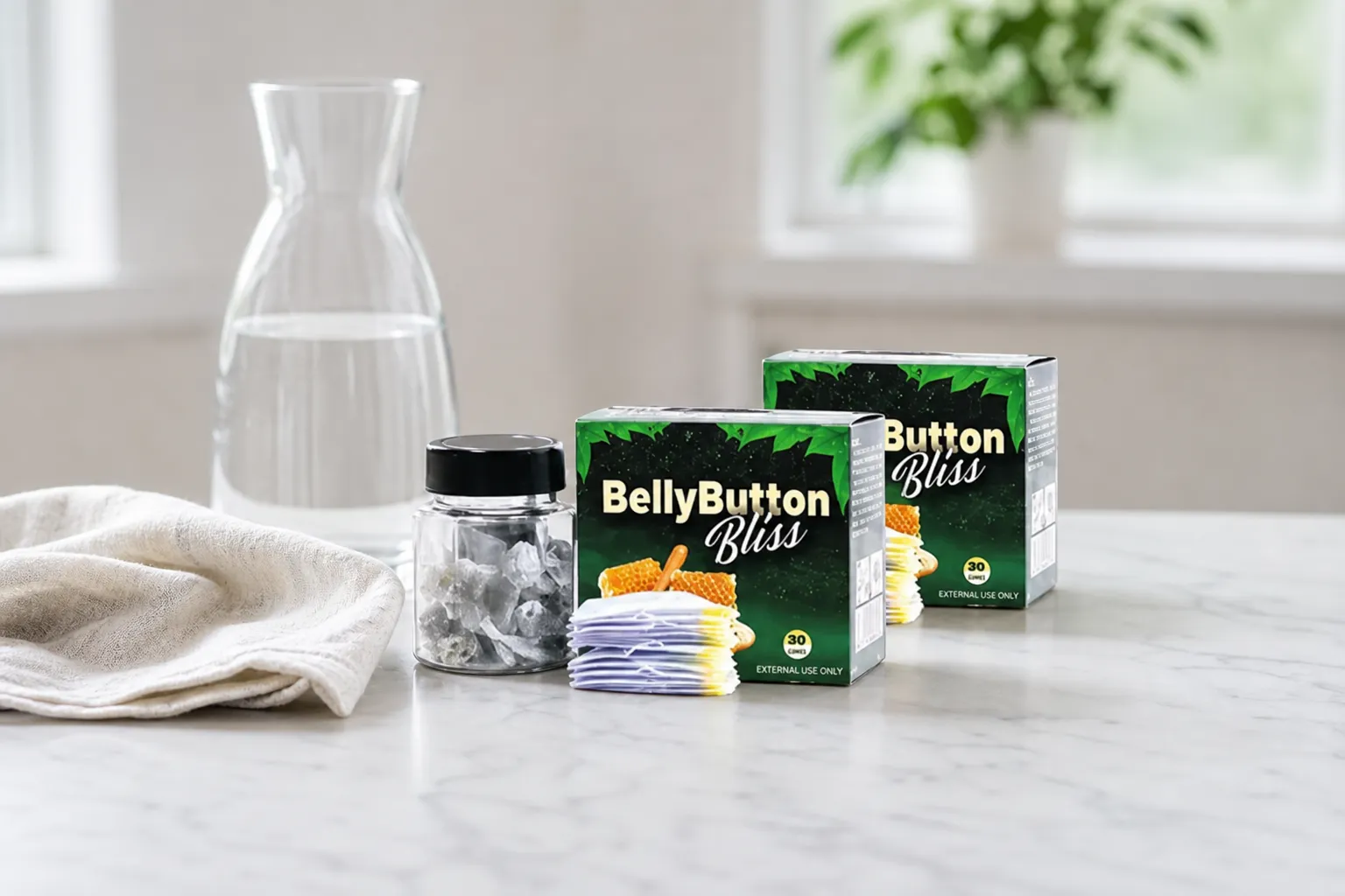 Belly Button Bliss — the package in everyday use