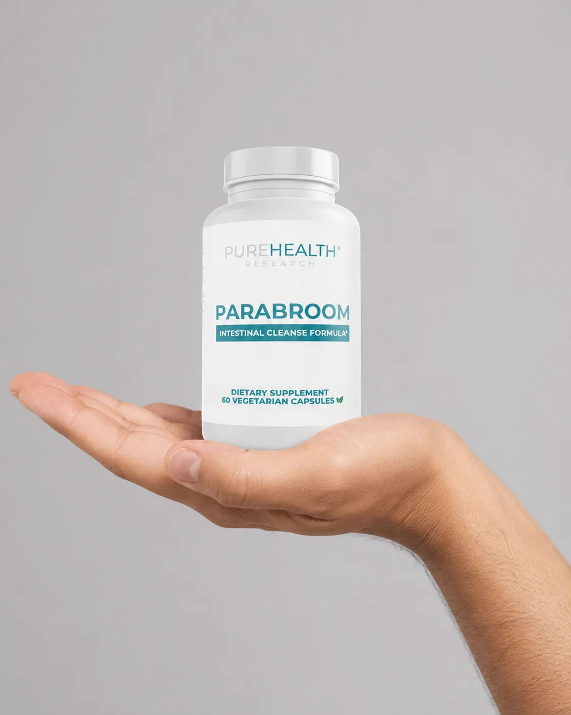 Parabroom WW — the package held in a hand