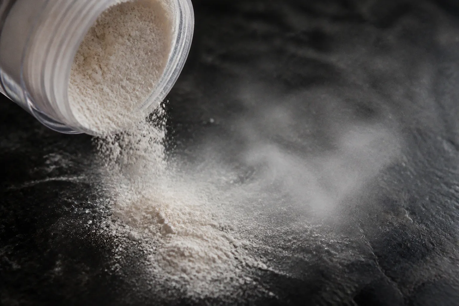Talc-free setting powders: four-way wear test